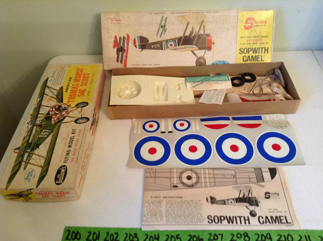 Vintage Balsa wood WWI Fighter model kits: Vintage Balsa wood WWI Fighter model kits