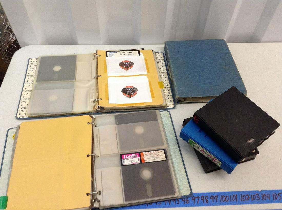 Binders full of vintage computer programs (1 of 1)
