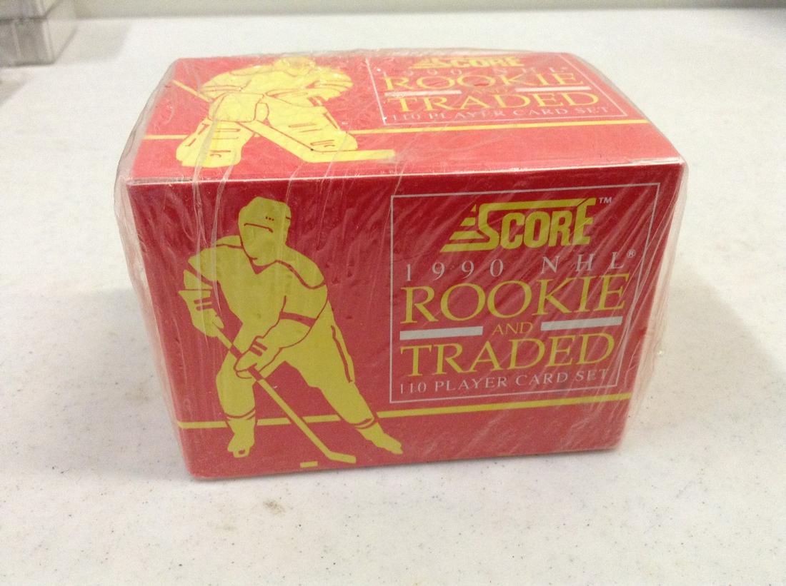 Score 1990 NHL Rookie and Traded 110 Player Card Set (1 of 1)