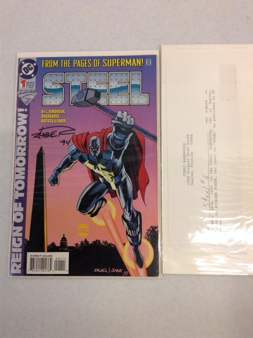 Steel Reign of Tomorrow! Signed Comic With COA (1 of 1)