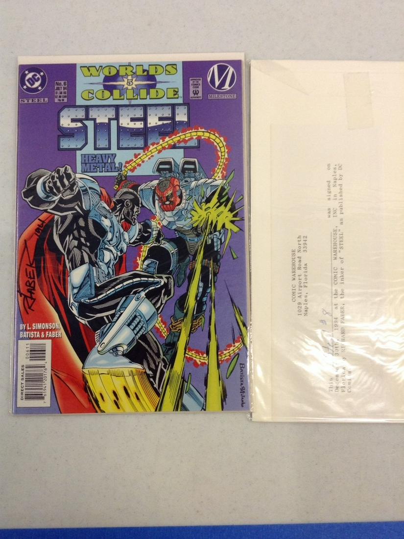 Steel Heavy Metal Signed Comic With COA (1 of 1)