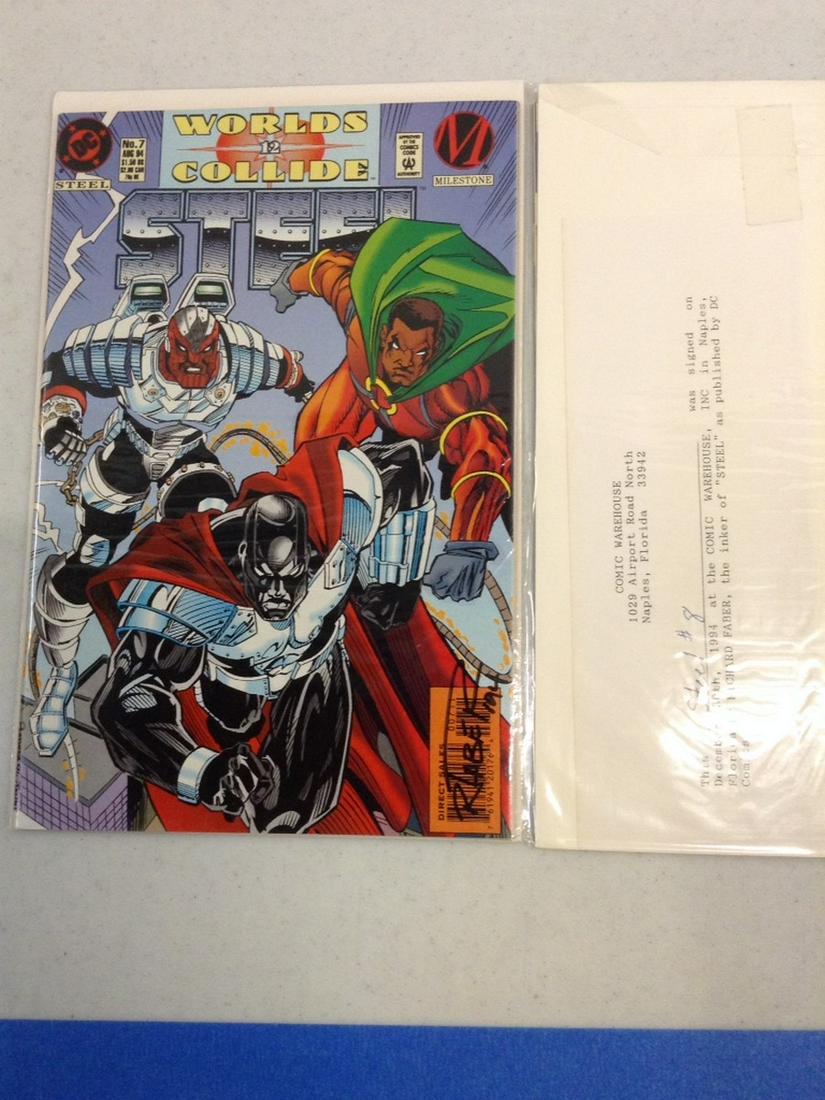 Steel Worlds Collide Signed Comic With COA (1 of 1)