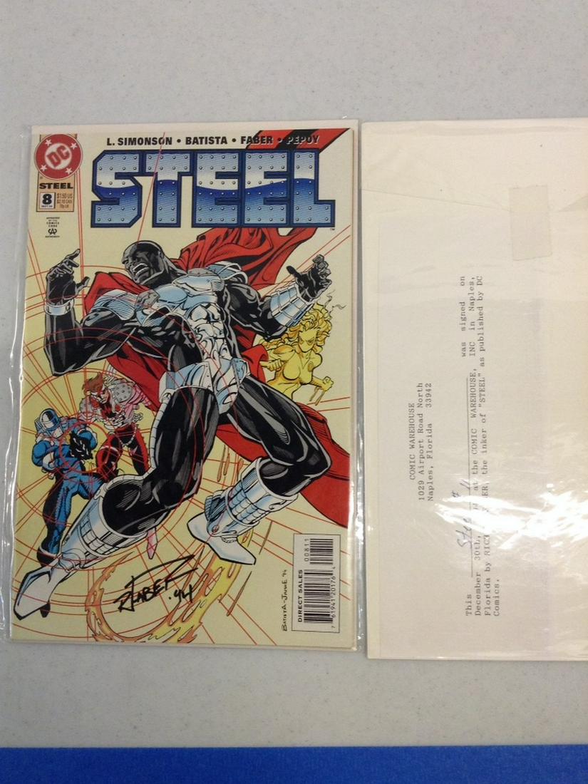 Steel Signed Comic With COA (1 of 1)