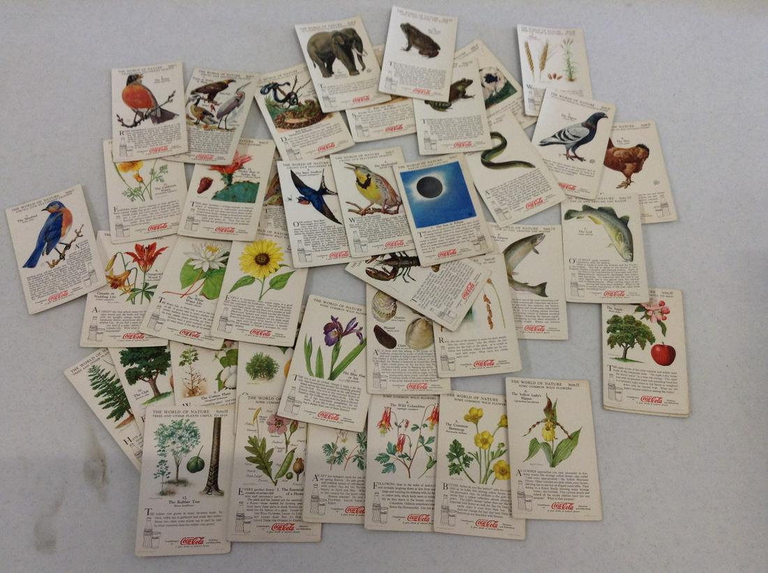 Lot of Early Coca-Cola nature cards: Lot of Early Coca-Cola nature cards