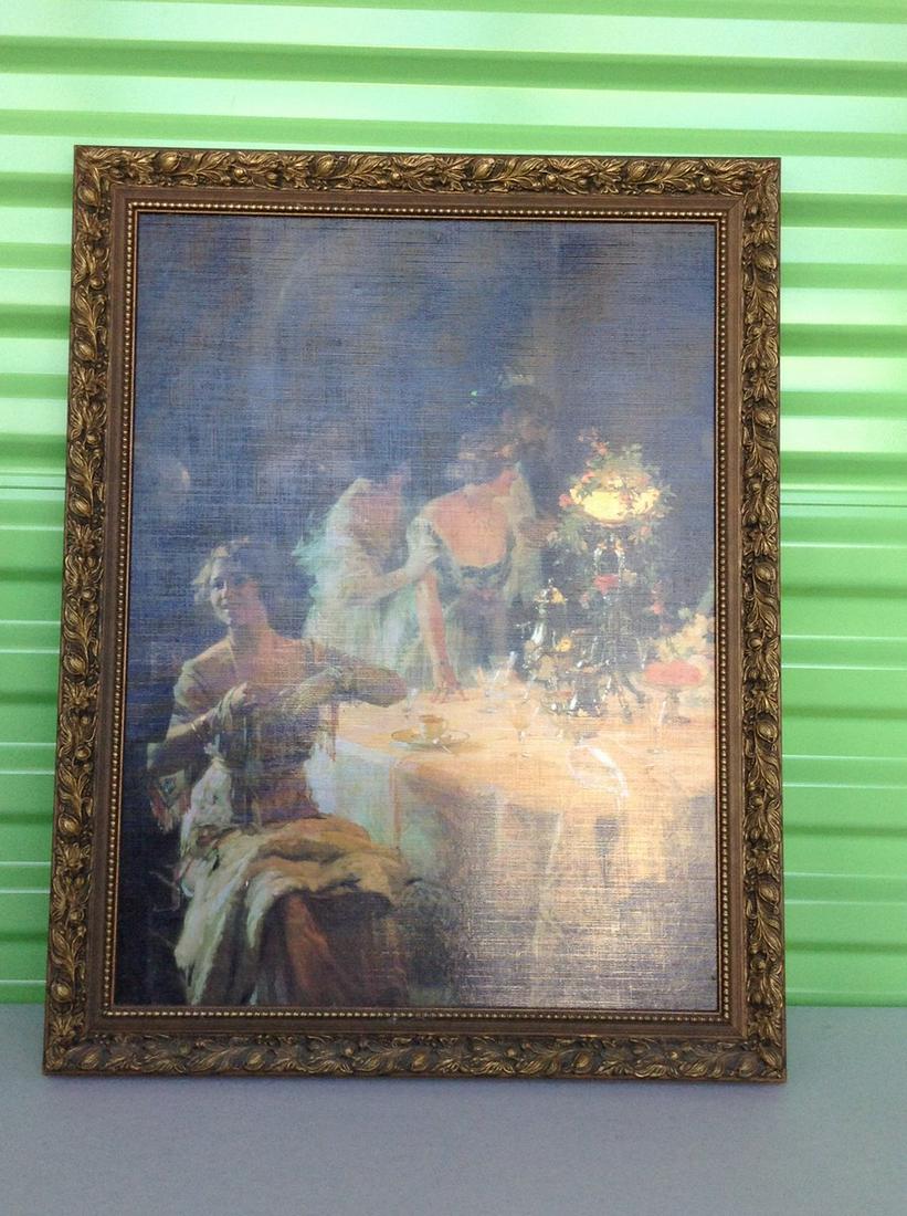 Framed vintage print 23"x 18" (1 of 1)