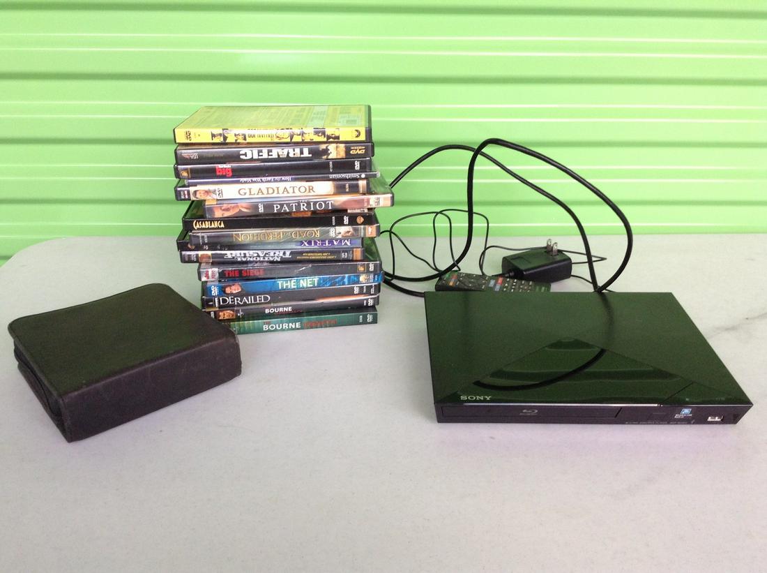 Sony Bluray player and DVDs (1 of 1)