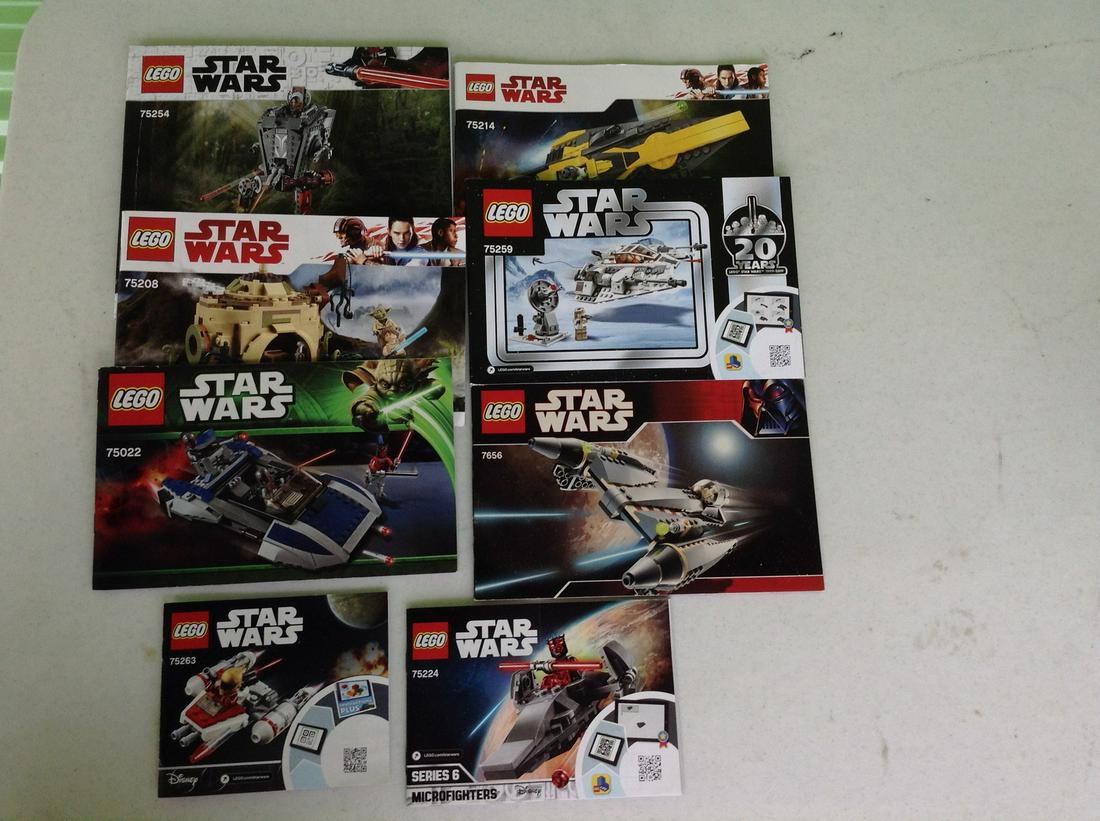 Star Wars Lego Instruction manuals: Star Wars Lego Instruction manuals