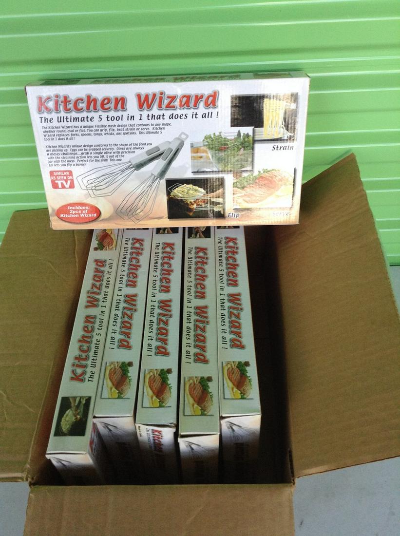 Box of Kitchen Wizard kitchen tools NIB: Box of Kitchen Wizard kitchen tools NIB