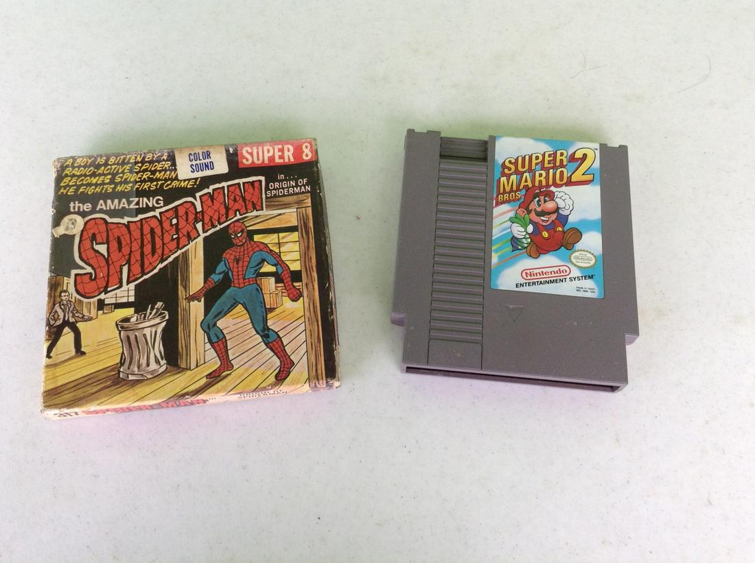 Spider Man Super 8 and Nintendo Super Mario Bros 2: Spider Man Super 8 and Nintendo Super Mario Bros 2