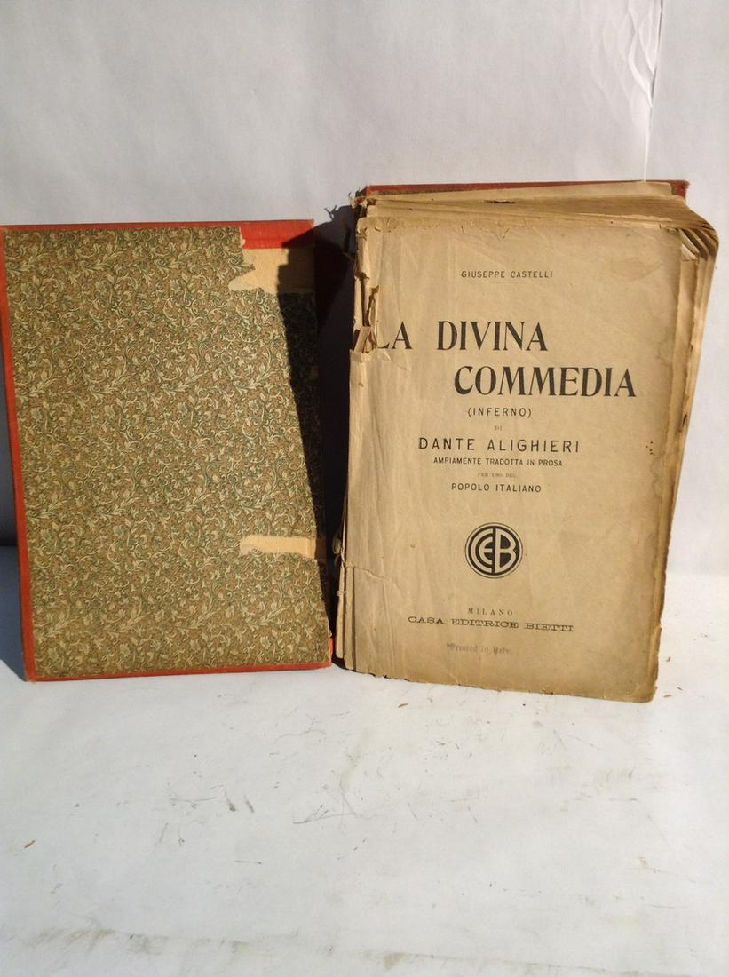 Hand-made 1880's La Divina Commedia Book (1 of 1)