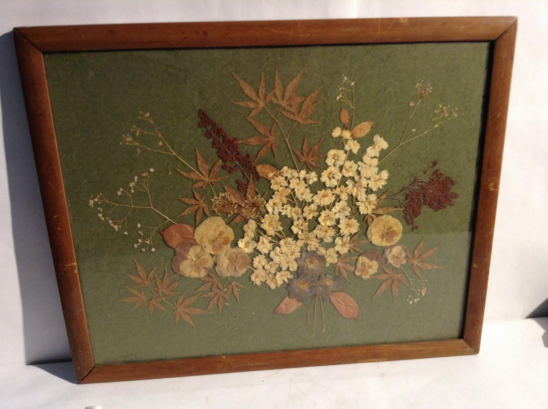 Framed Pressed Flowers (1 of 1)