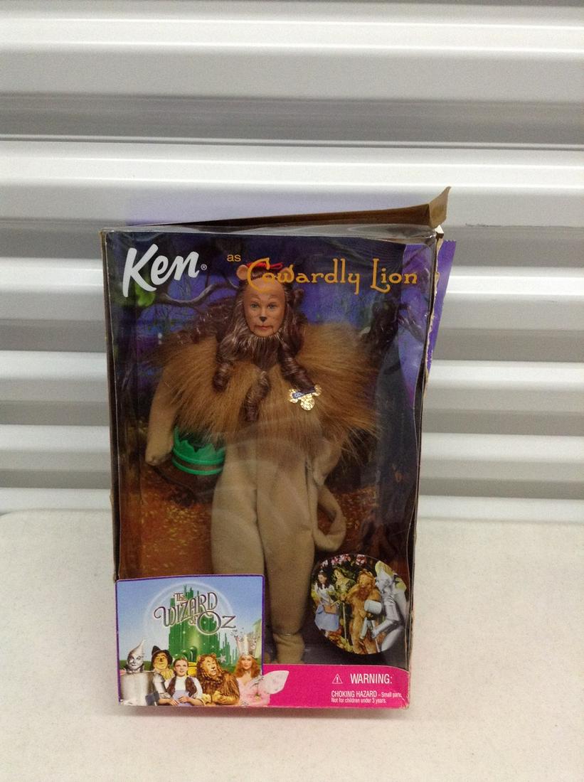 Wizard of Oz Mattel Ken Cowardly Lion Doll NIB: Wizard of Oz Mattel Ken Cowardly Lion Doll NIB