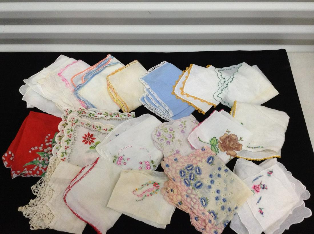 Lot of Vintage handkerchiefs: Lot of Vintage handkerchiefs