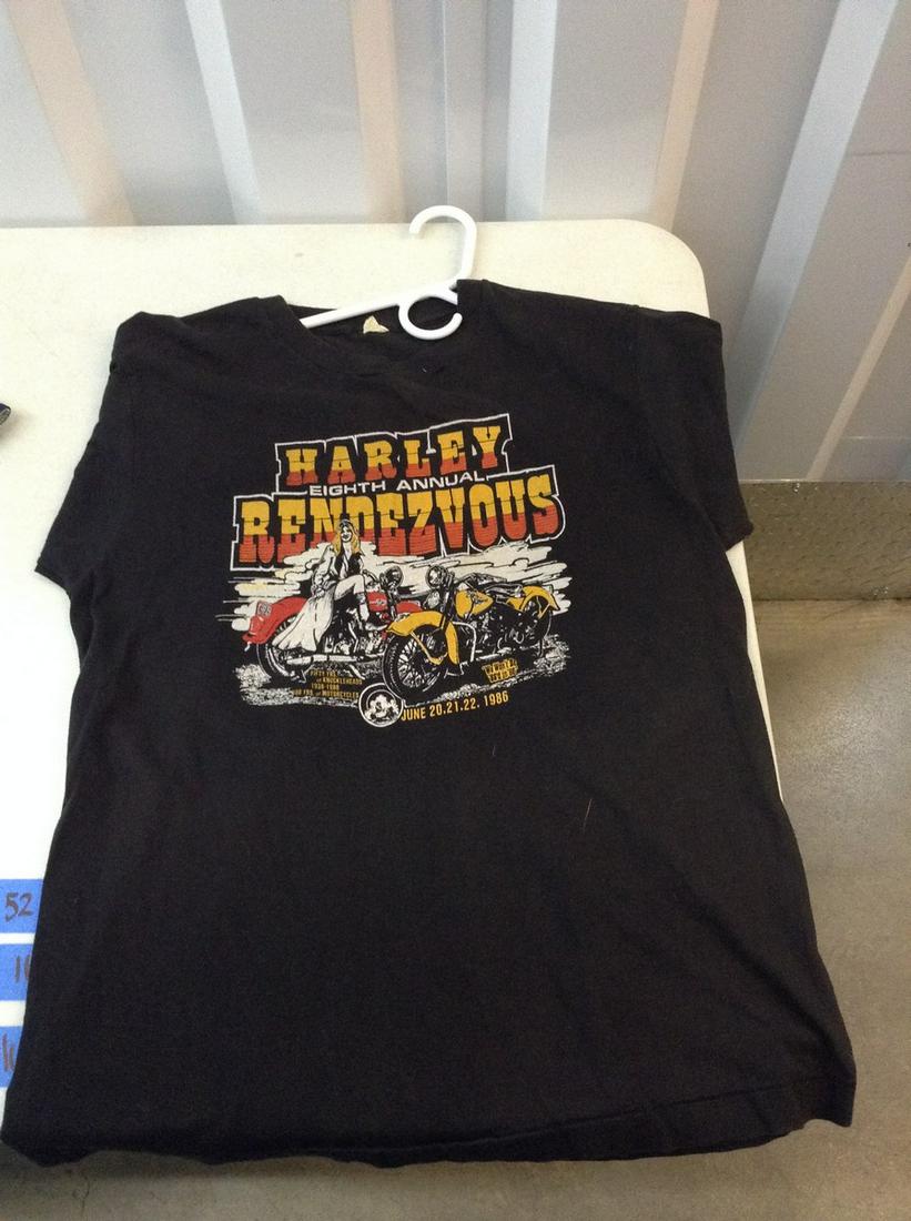 Harley Eight Annual Rendezvous Shirt Size XL: Harley Eight Annual Rendezvous Shirt Size XL