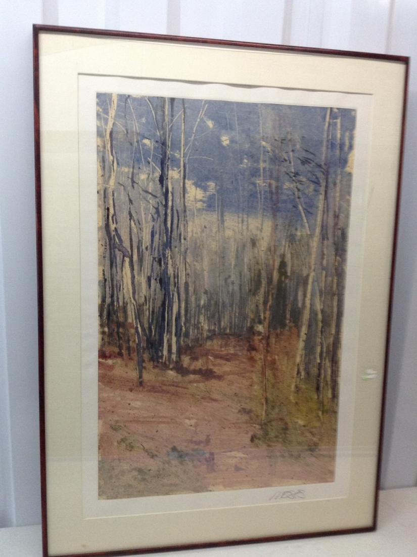 Signed by Moses and Framed Artwork: 32 x 45