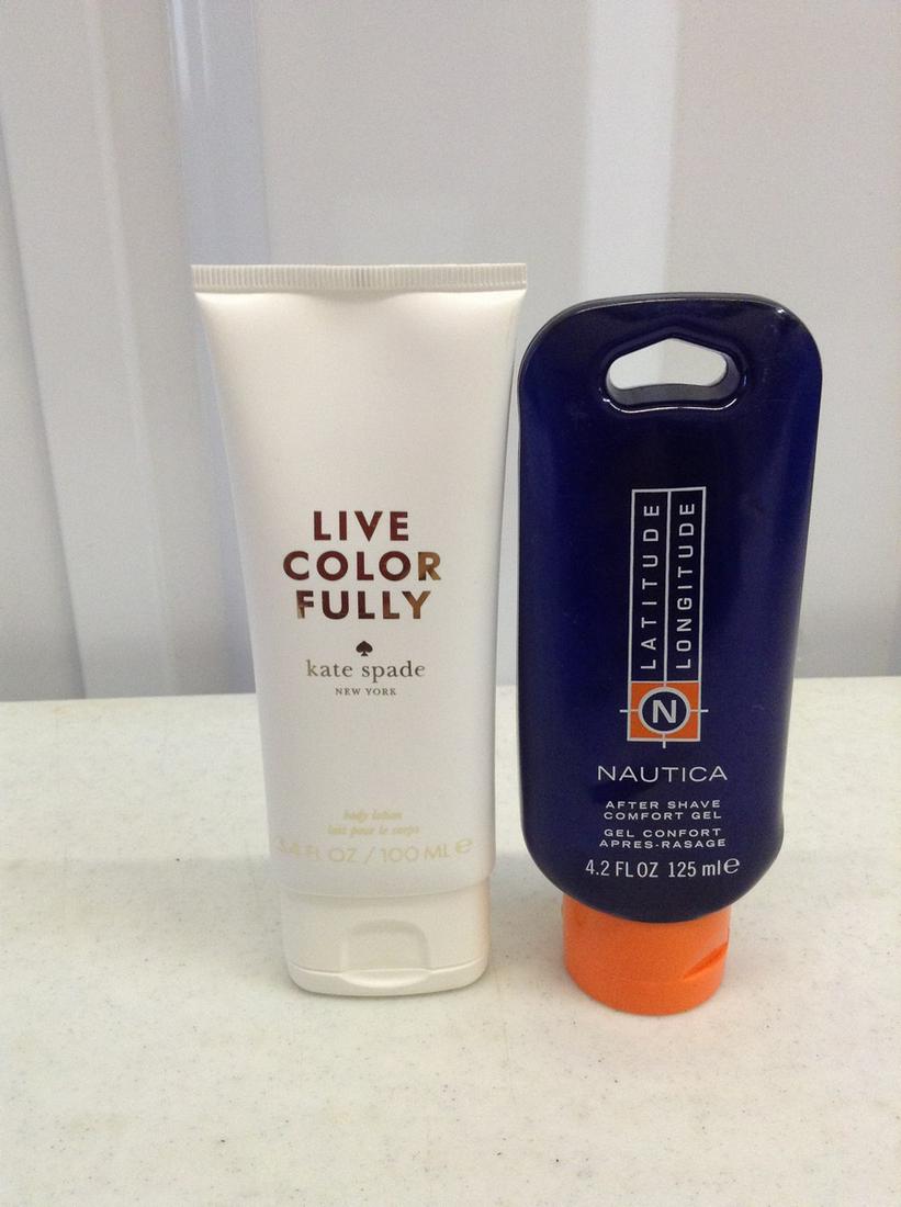 Nautica After Shave and Kate Spade Body Lotion: Nautica After Shave and Kate Spade Body Lotion