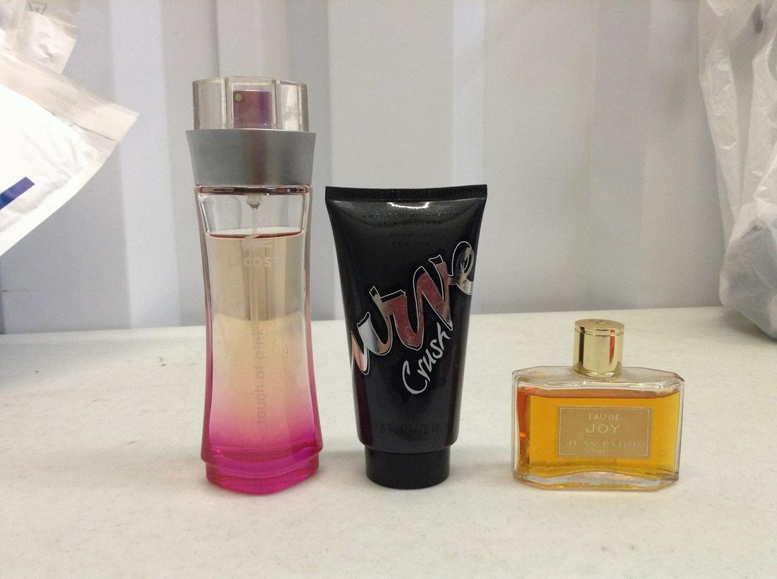Curve Crush Lotion, Lacoste, and Joy Cologne: Curve Crush Lotion, Lacoste, and Joy Cologne