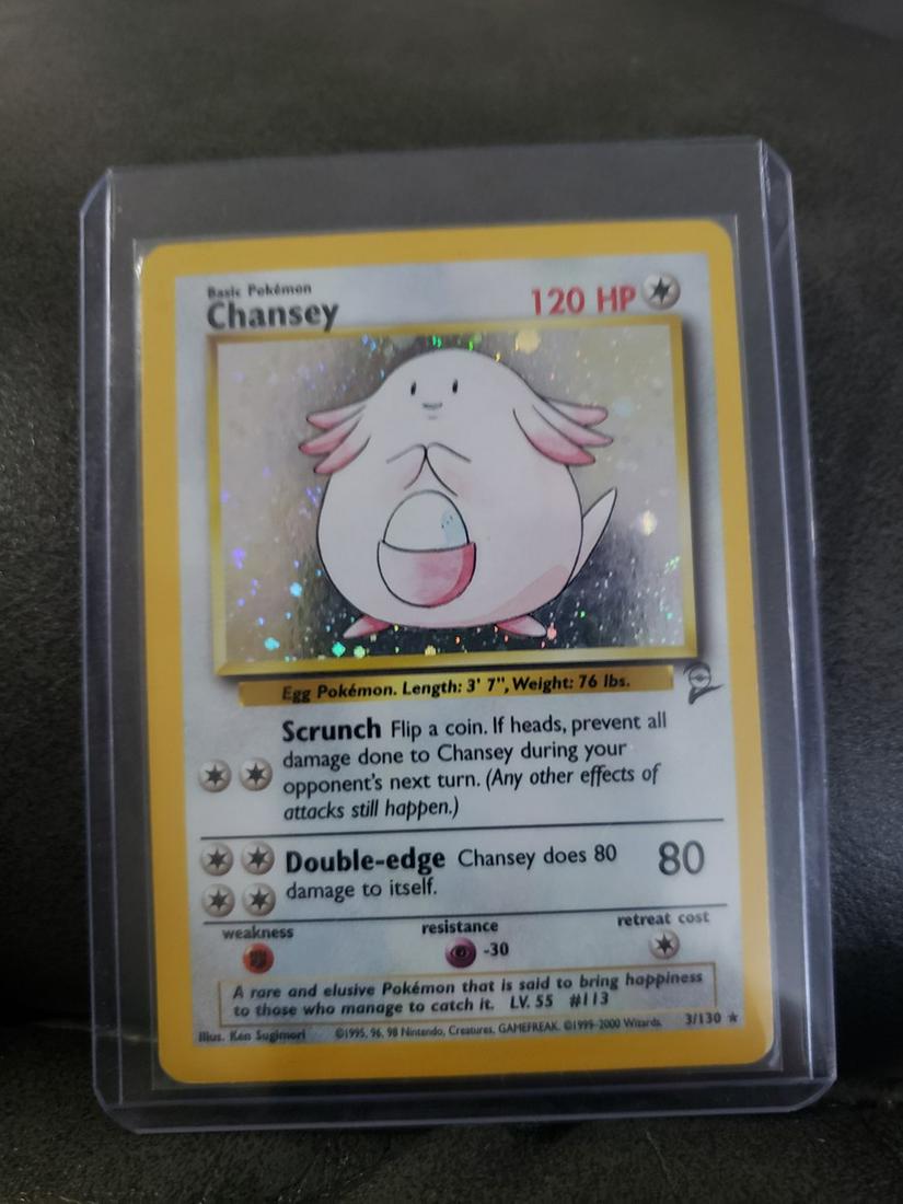 Pokemon Chansey Holo base set (1 of 1)