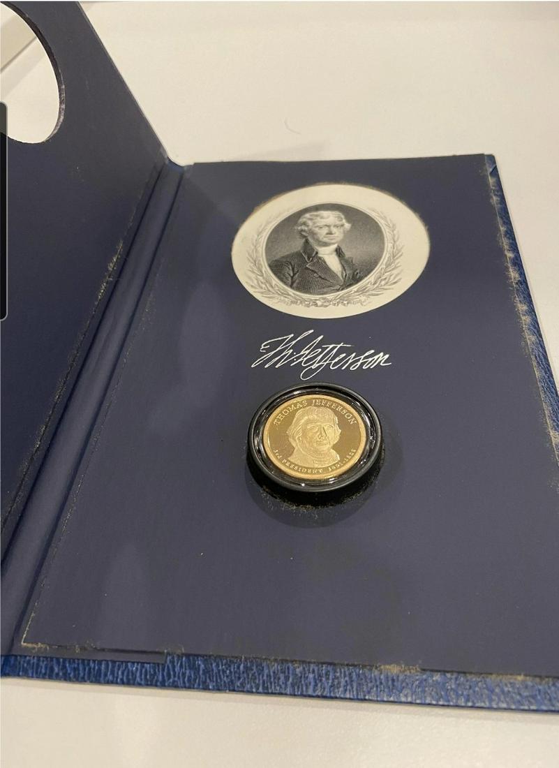 President Thomas Jefferson Presidential coin: President Thomas Jefferson Presidential coin