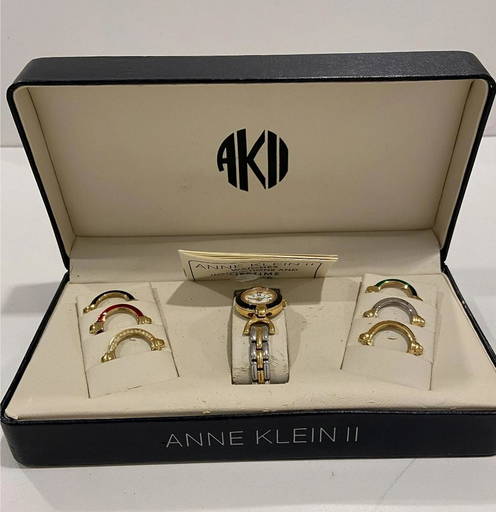 Anne Klein Interchangeable Bezel Watch