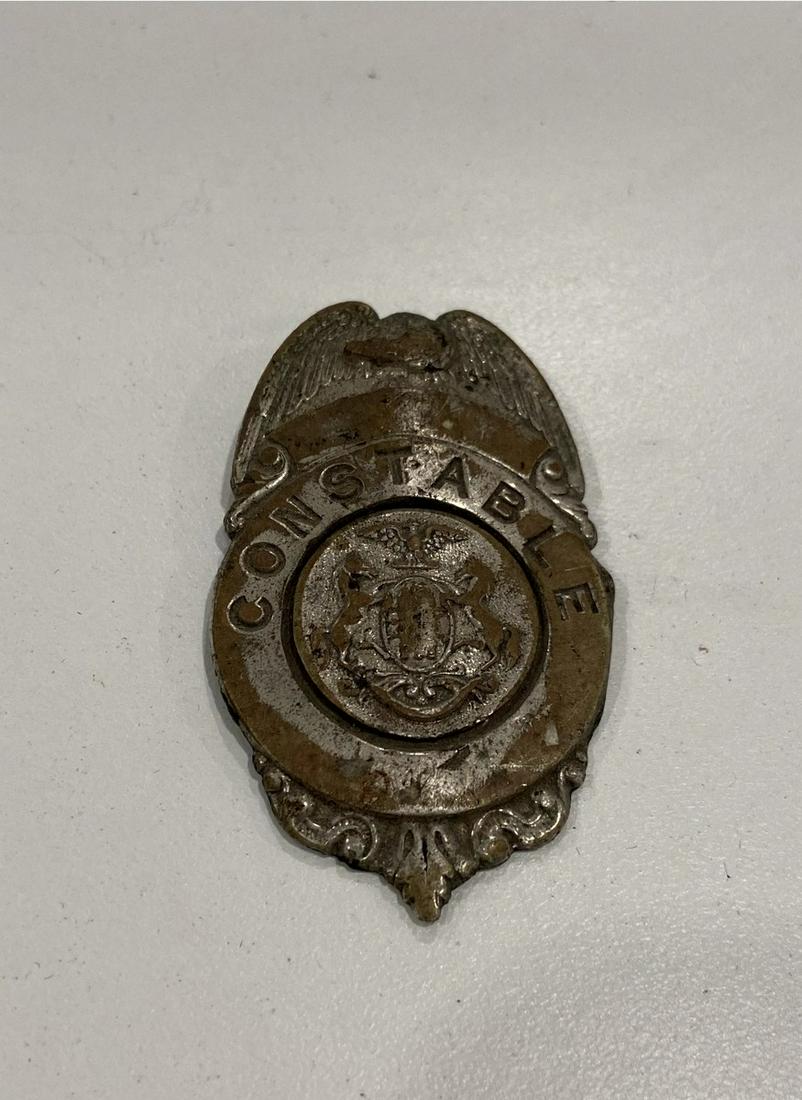 Antique Constable badge: Antique Constable badge