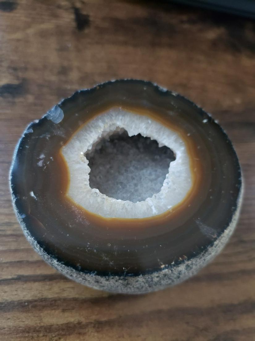 Polished and cute agate geode: Polished and cute agate geode