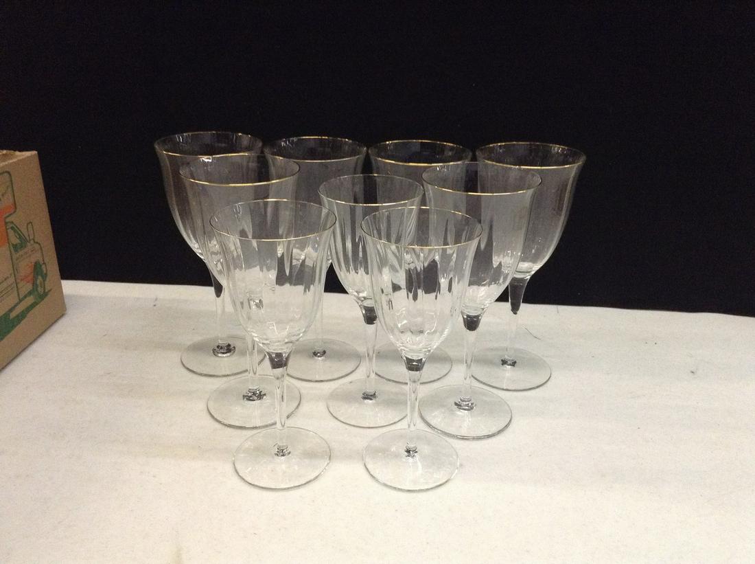 Gorham Laurin Gold Goblets: Gorham Laurin Gold Goblets