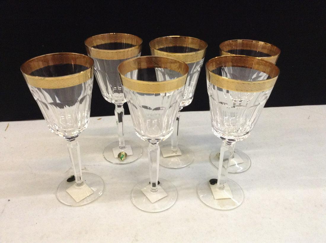 Lot of Waterford Crystal Kells Goblets: Lot of Waterford Crystal Kells Goblets