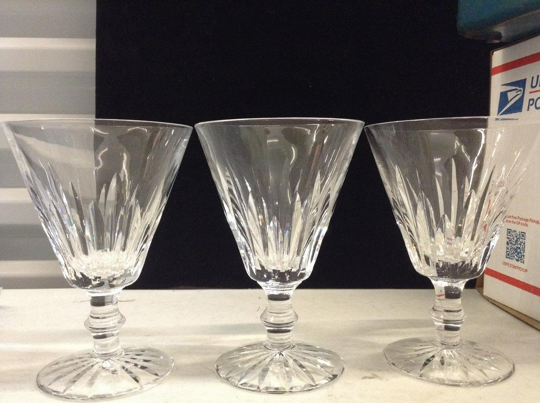 3 Waterford Water Goblets: 3 Waterford Water Goblets