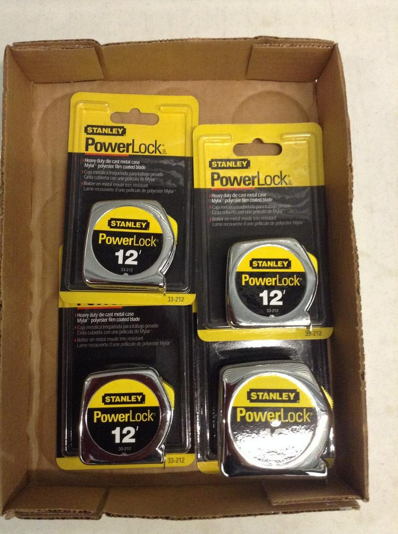 Lot of Four Stanley PowerLock: Lot of Four Stanley PowerLock