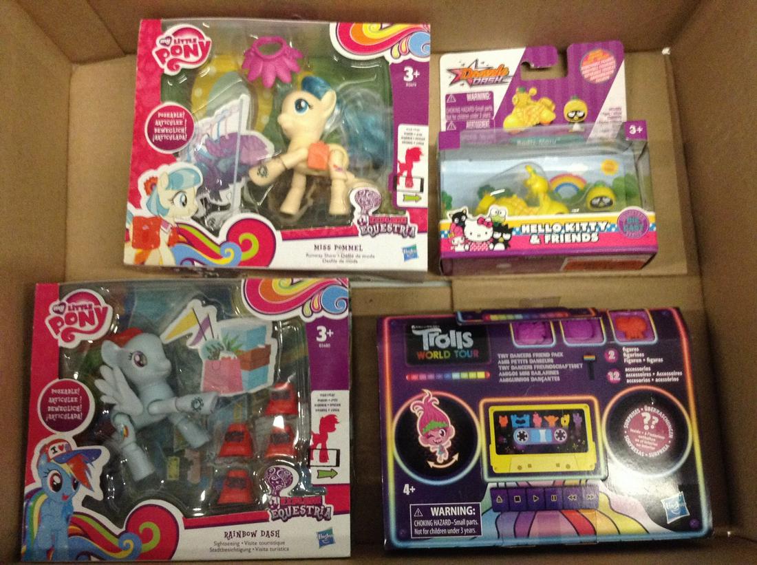 My Little Pony, Hello Kitty, and Trolls Toys: My Little Pony, Hello Kitty, and Trolls Toys