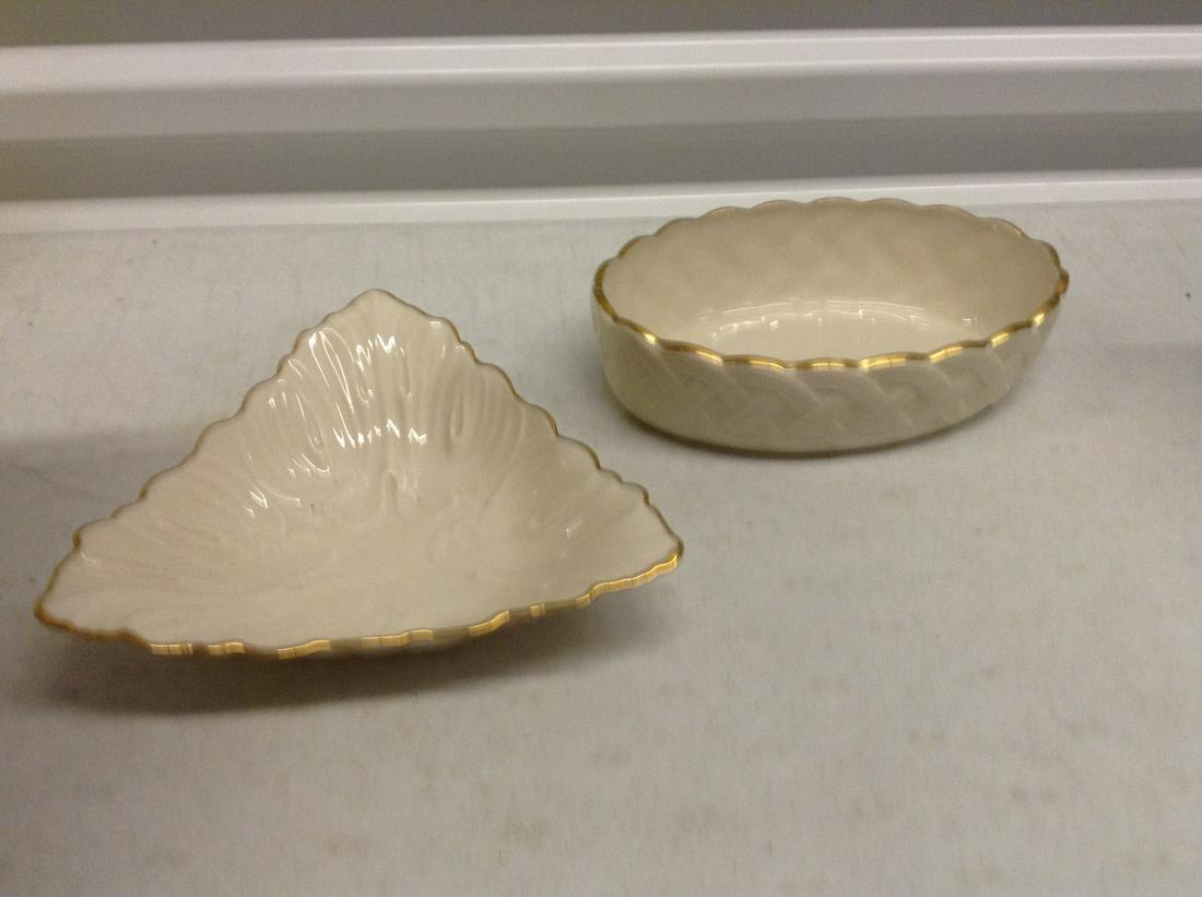 Lot of Two Lenox Candy Dishes: Lot of Two Lenox Candy Dishes