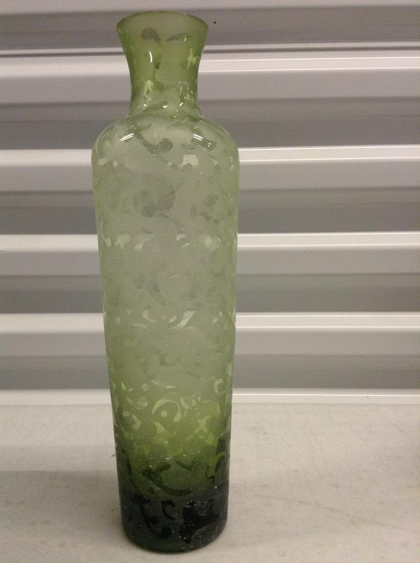 Glass Made in China Vase: 12 in.