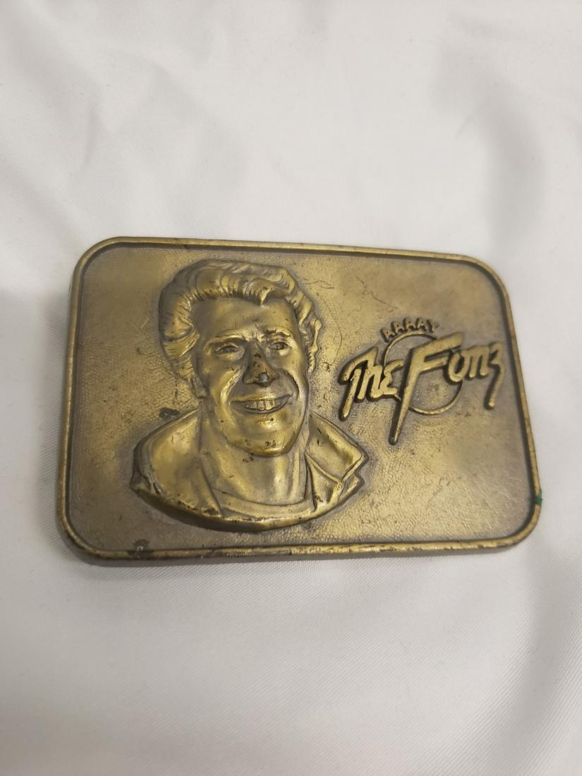 The Fonz belt buckle: The Fonz belt buckle