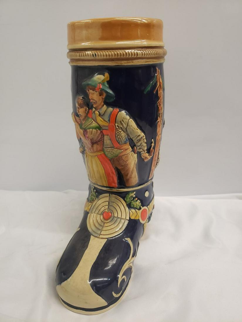 Vintage German Boot beer stein approx. 15" tall (1 of 1)