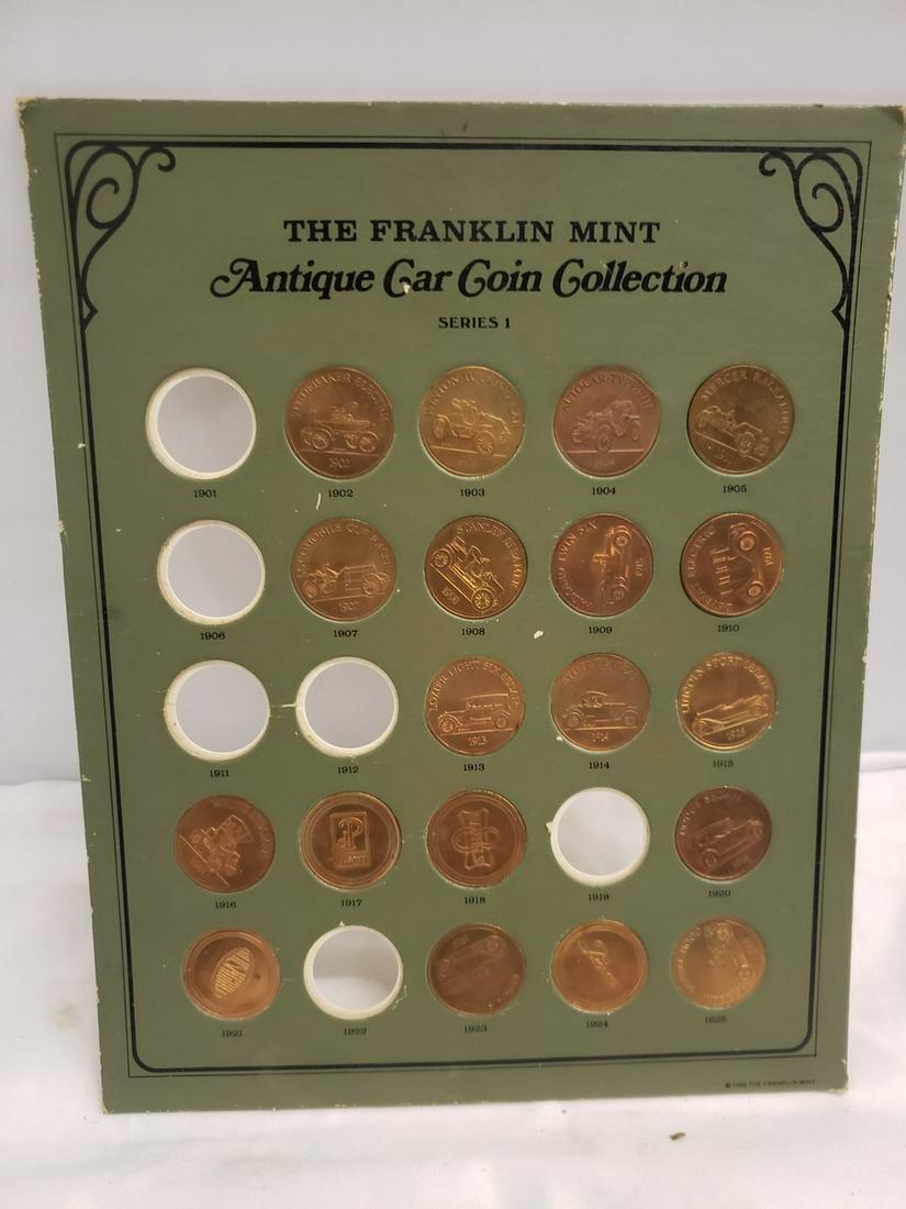 The Franklin Mint Antique Car Coin Collection (1 of 1)