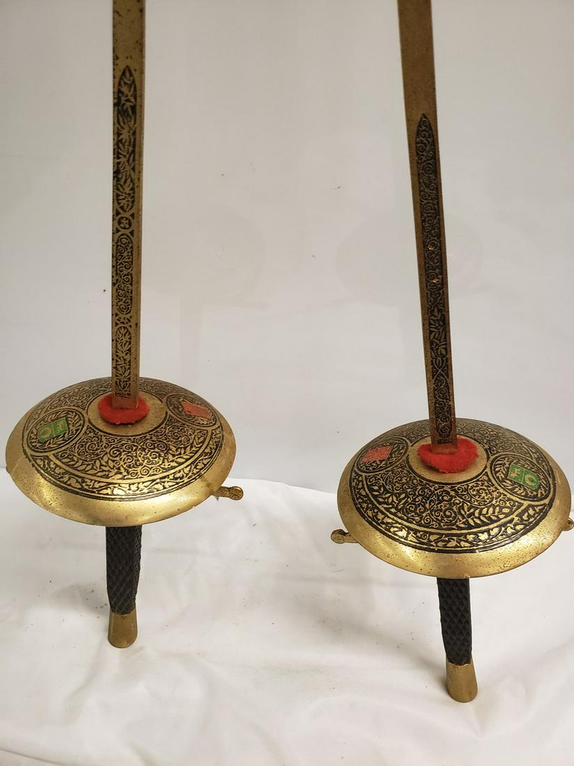 Set of vintage fencing swords (1 of 1)