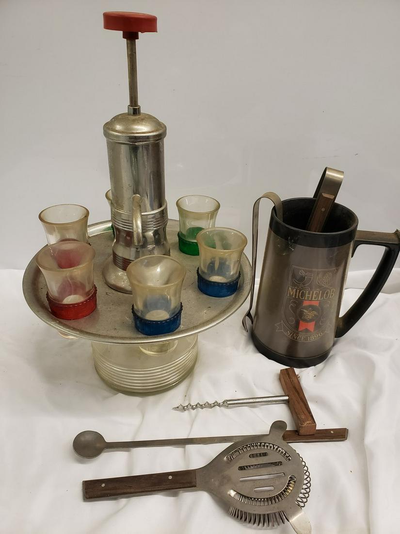 Set of vintage barware: Set of vintage barware