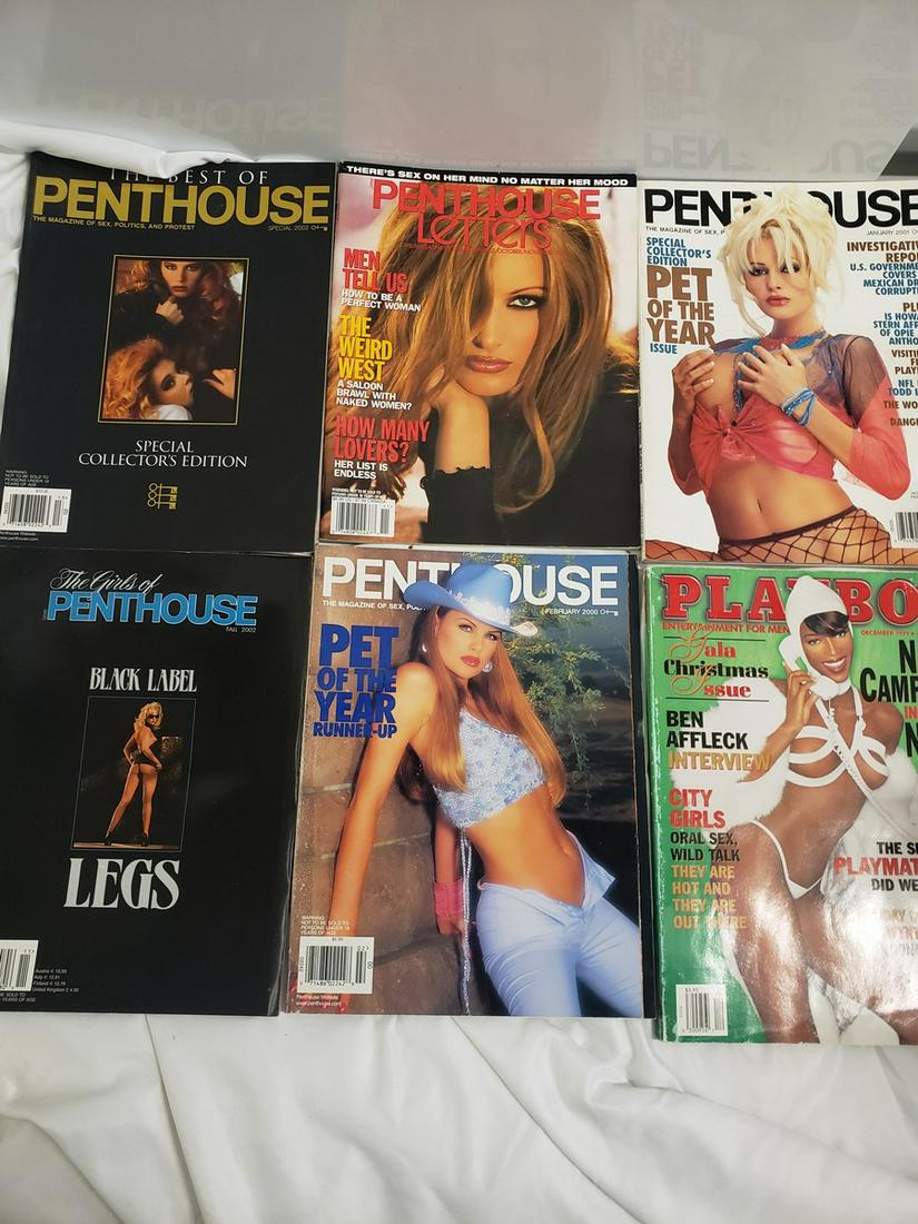 Lot of Playboy & Penthouse magazines (1 of 1)