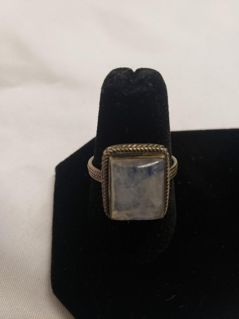 Sterling Silver ring w/gemstones (1 of 1)