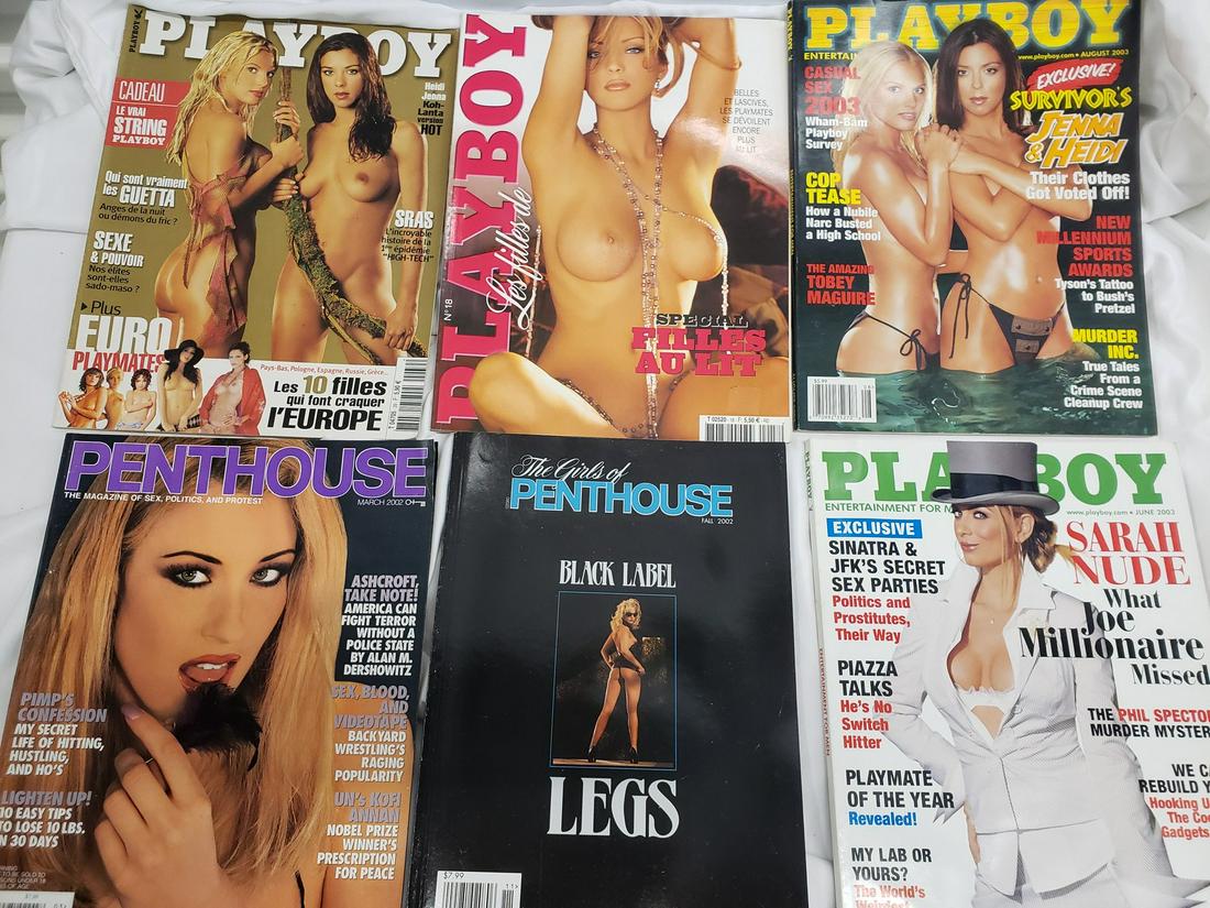 Lot of Playboy & Penthouse magazines (1 of 1)