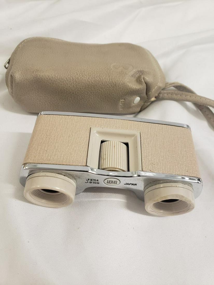 Hoya vintage binoculars with case (1 of 1)