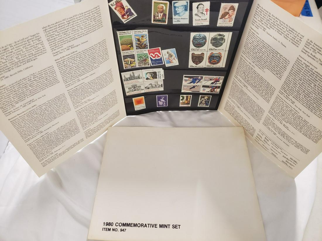 1980 Commemorative mint set stamps (1 of 1)