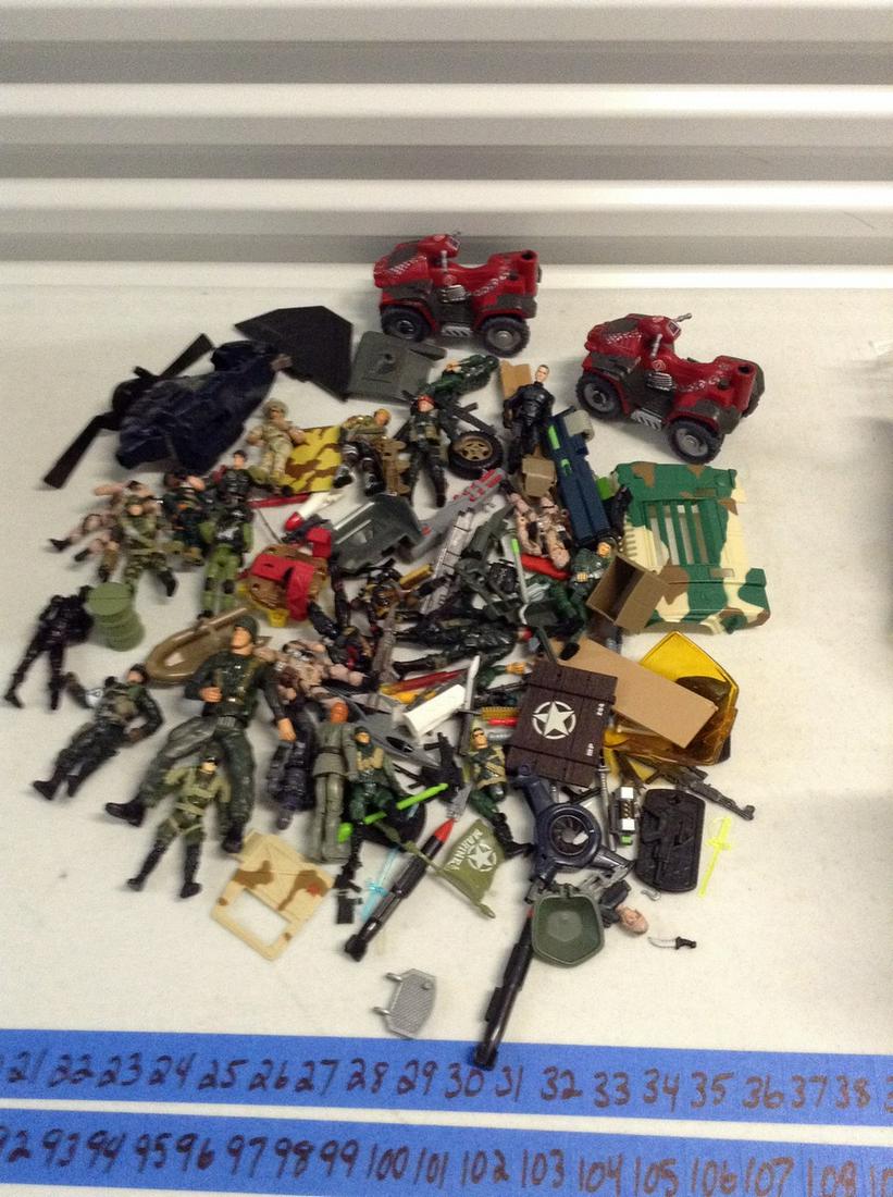 Large lot of GI Joe action figures and accessories (1 of 1)