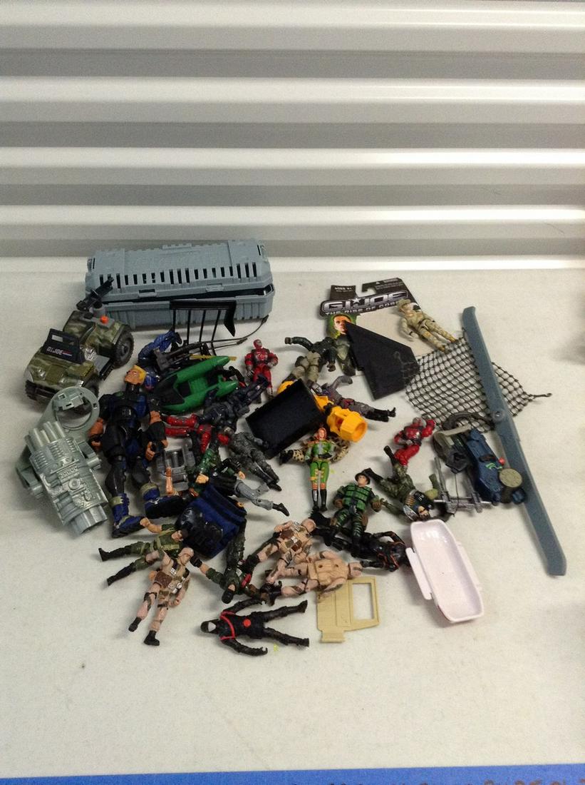 Large lot of GI Joe action figures and accessories (1 of 1)