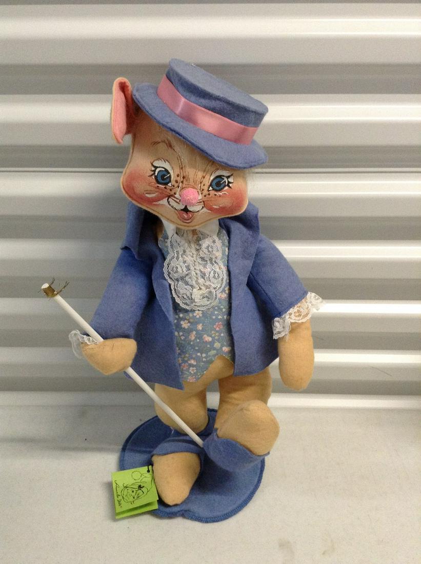 Annalee Rabbit with tags 18" tall (1 of 1)
