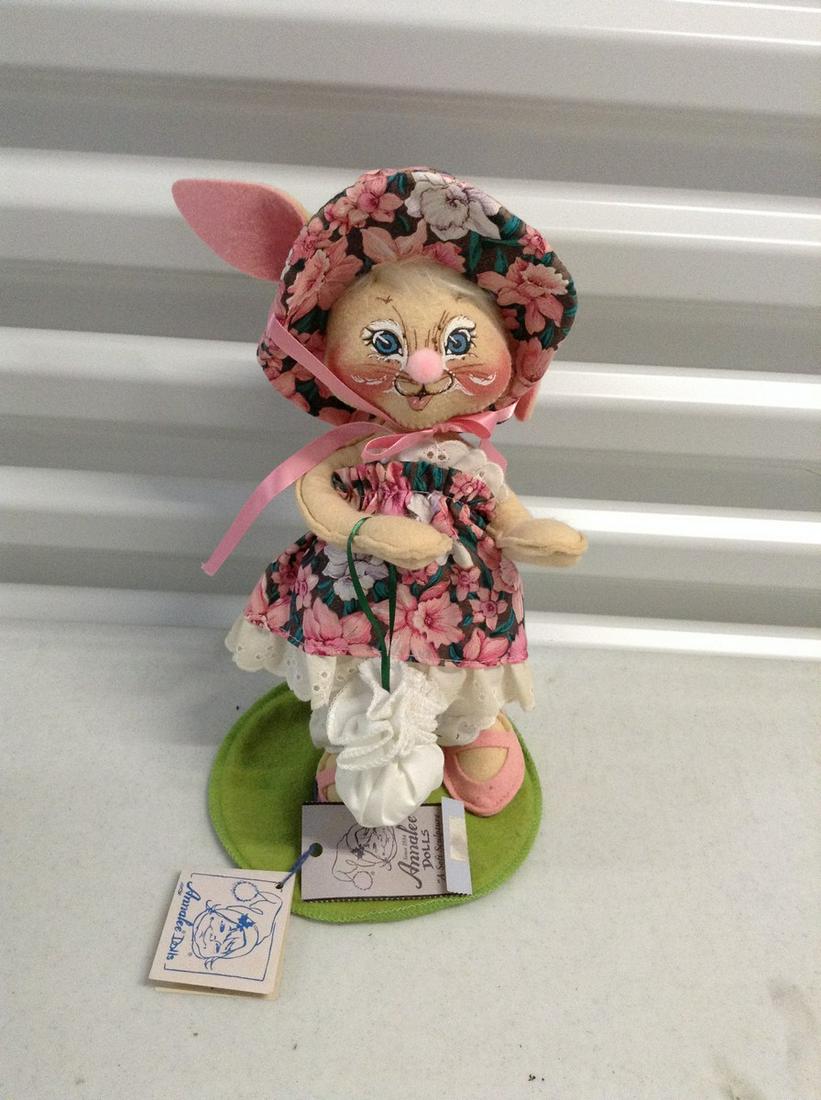 Anna lee rabbit with tags 12" tall (1 of 1)