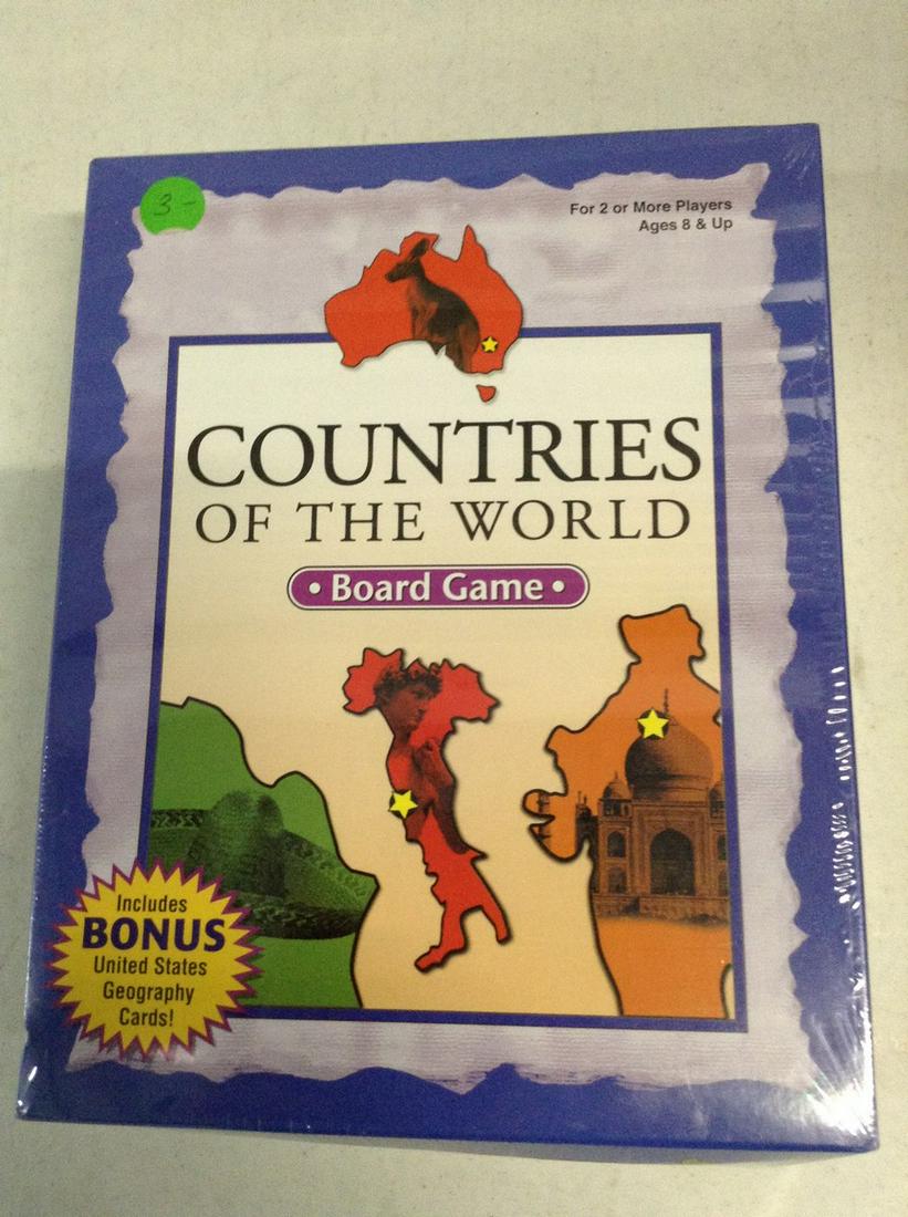 Sealed Countries of the World Board Game (1 of 1)