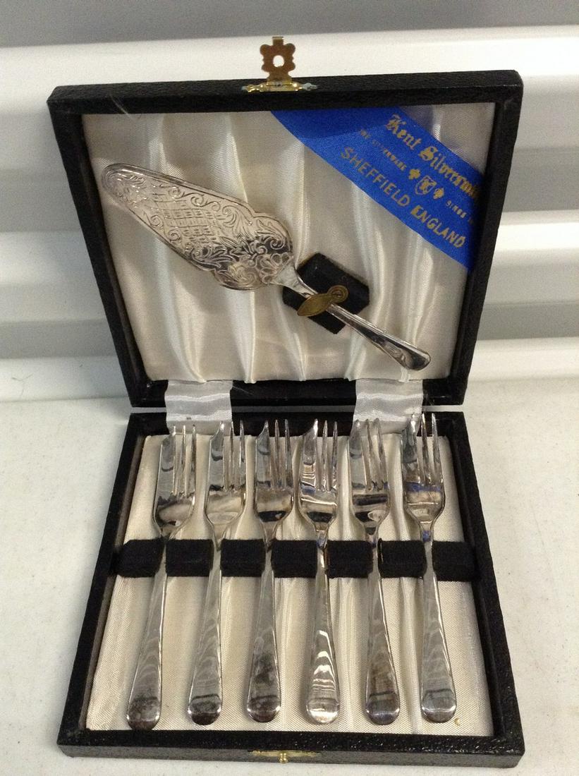 Kent Silversmith Sheffield England Set: Kent Silversmith Sheffield England Set