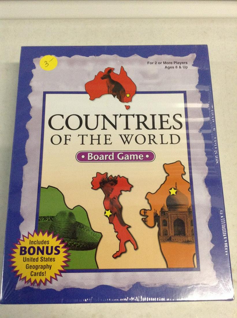 Sealed Countries of the World Board Game (1 of 1)